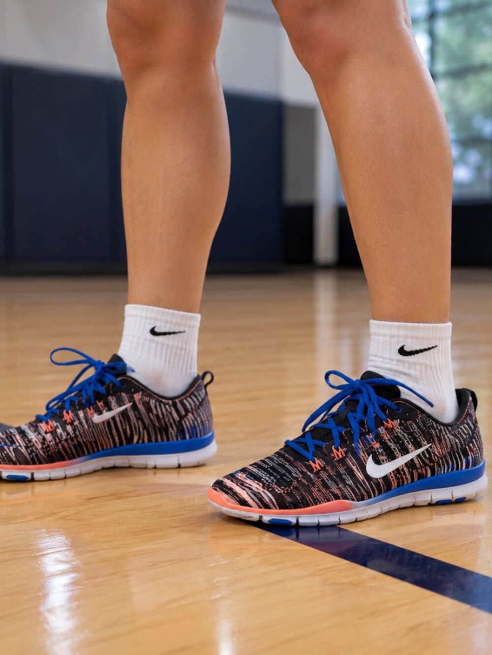 Nike Free 5.0 TR Fit 5 Print Women's 8.5 Multicolor Athletic Training Gym Shoes